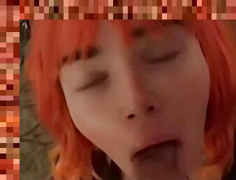 Preview For “Orange Hair Succubus Takes Facial”