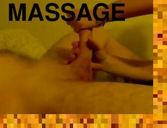 handjob and massage, mistress will not miss it once a day