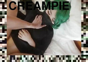 Creampie Powerless Tatsumaki for Purely FUN plus Leaking Sperm