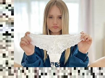Brazen Schoolgirl Found My Ex-girlfriend's panties