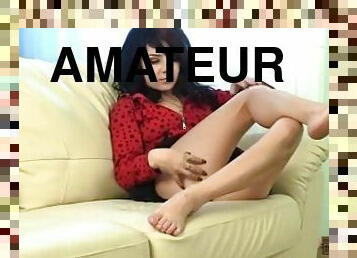 masturbation, amatör, brudar, tonåring, petit, ensam, goth, liten