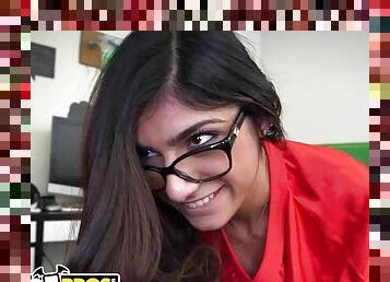 BANGBROS - Mia Khalifa Obsessed With Football QB Charlie Mac's BBC