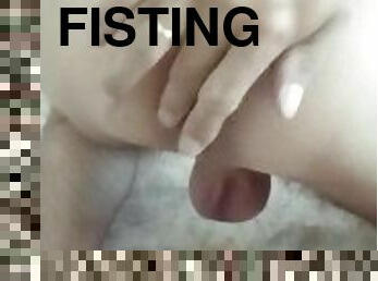 fisting, analno, gej, dildo, solo