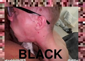 Black Daddy makes Sub White Slut His Bitch
