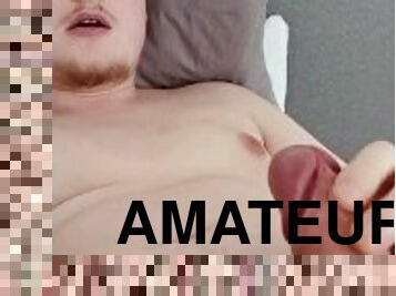 amatör, cumshot, gigantisk-kuk, tonåring, gay, ansiktssprut, sprut, webbkamera, ensam, kuk