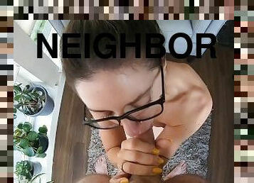 fucking my hot neighbor in front of my open window