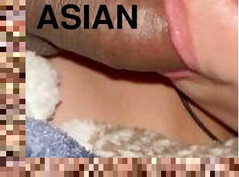 asiatisk, doggy, feit, anal, blowjob, hardcore, creampie, bbw, pov, kåt