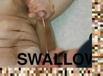 svær, onani, blowjob, cumshot, svelging, pov, cum, sperm