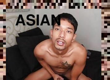 asian, pelancapan, peju, homoseksual, merangsangkan-zakar, comel-cute, solo, gay