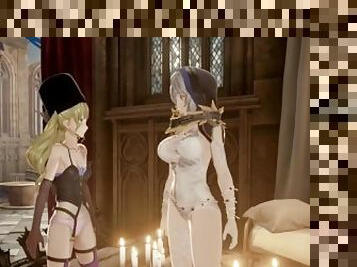 Code Vein Mia and Io Skirtless Mod Fanservice Appreciation p