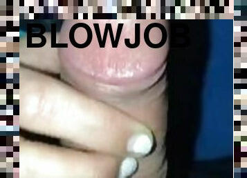 blowjob, par, kyssing, mann, cum, suging