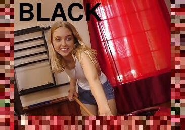 Blonde spunked by bbc