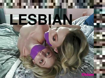 lesbijskie, bdsm, blondynka, fetysz, zniewolenie