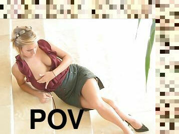 nudisti, pov, plavuše, sami, probojni