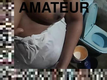 Malathi Akka Sucks And Washes A Dick In Bathroom