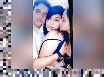 Threesome Super Hot Live Show With Rajsi Verma