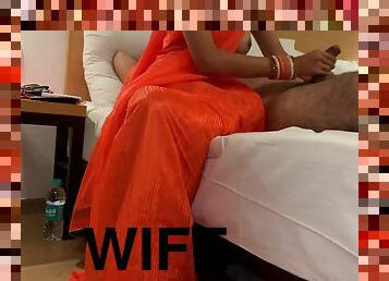 Exclusive- Desi Wife Handjob And Ridding Lover Dick