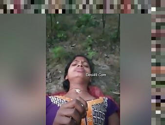 Today Exclusive- Desi Village Girl Out Door Pussy Fingering By Bf