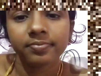 Hot Sexy Tamil Milking Wife Selfie Mms