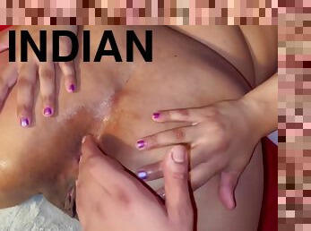 Desi Indian In Uk Wife Spanked Hard Till She Cums! With Anal Gapes!