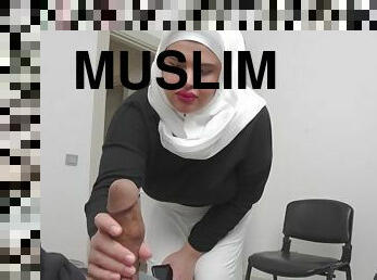 Dick flash. Muslim married MILF caught me masturbating in public waiting room