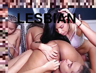 Lesbian foursome