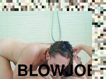 mandi, blowjob-seks-dengan-mengisap-penis, penis-besar, remaja, gambarvideo-porno-secara-eksplisit-dan-intens, arab, muda-diatas-18, oral-melalui-mulut, mandi-shower, basah