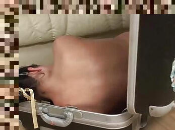 living doll in suitcase SUCKS and FUCKS