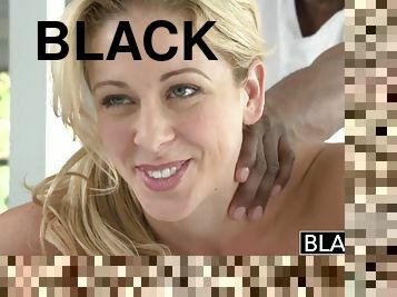 Hot Blonde Takes Big Black Cock