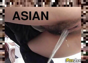 asian 18-year-olds pee on cam