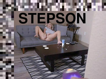 Nerdy stepson helped his exciting mother I´d like to fuck stepmom to enjoy