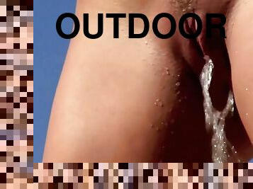 Porn Stars Naughty peeing Compilation - outdoor