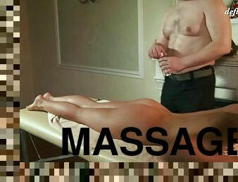 Oily virgin teen massage Masha Rufkina