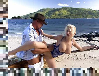 Copulate In A Caribbean Beach - Hot Sex Video
