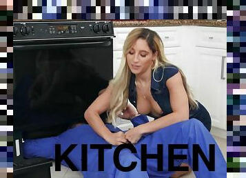 JMac fucked Abella Danger in the kitchen