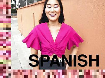 Spanish Asian Amateur Porn's Sloppy BLOWING COCK 1 - Public Pickups