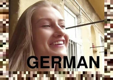 GERMAN SCOUT - SKINNY TEENAGE TIFFANY TATUM SEDUCE TO HUMP AT STREET CASTING - Tiffany tatum