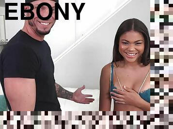 Ebony Bitch and White Guys Hot Sex