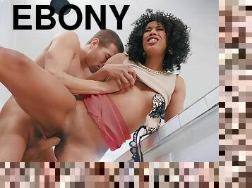 Sexual ebony spinner Misty Stone spicy porn story