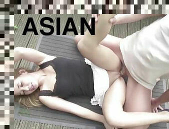 asiatisk, gammal, utomhus, fitta-pussy, brudar, cumshot, gigantisk-kuk, tonåring, tysk, ung18