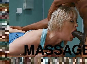 Big Ass Reduction on Massage Table Isiah Maxwell, Dee Williams - interracial reality hardcore