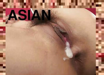 asiatisk, far, behåret, mager, anal, pikslikkeri, teenager, legetøj, japans, gruppesex