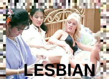 pesta-liar, lesbian-lesbian, antik, klasik, teransang, berempat, cantik, sangat-indah