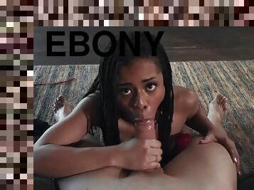 cuatro-patas, negra-ebony, polla-enorme, medias, primera-persona, follando-fucking, blanca, nylon