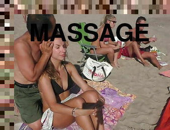 Beautiful Beach Massage (REAR END Rubbed)