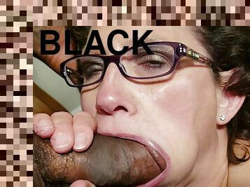 BIG BLACK MALE STICK and the Creampied Slit