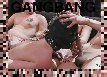 orgie, anal, hardcore, gangbang, bdsm, svart, gruppesex, slave, dobbel, blond