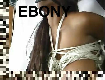 Ebony bondage