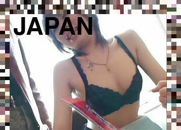 Japanese babe with sexy body fucking hard