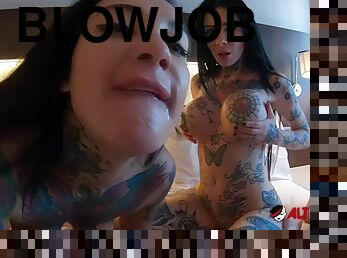 Adele Asanti shares a cock with Megan Inky